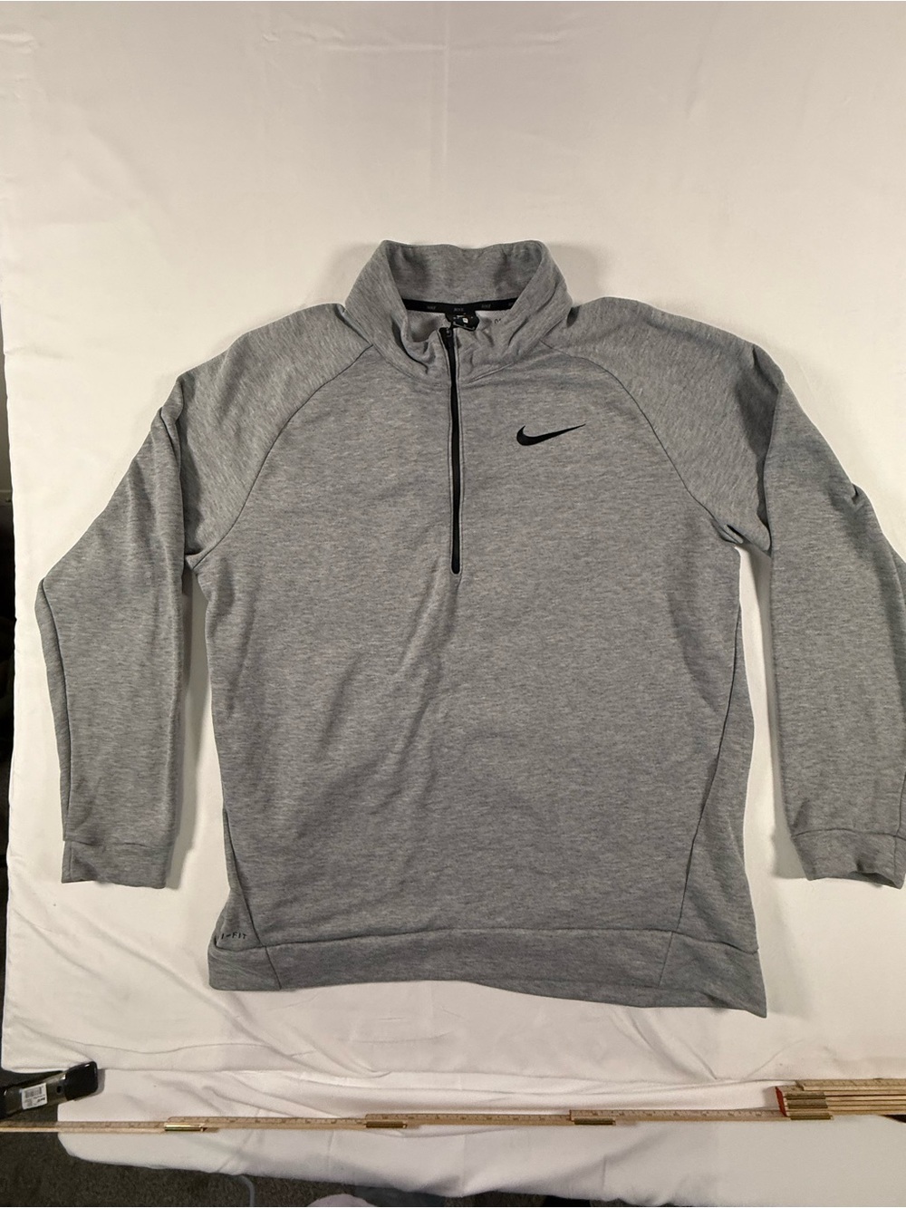 Nike Men’s Grey Half-Zip Performance Pullover Jacket